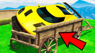 GTA 5 - СПРЯТАЛ САМЫЙ БЫСТРЫЙ СУПЕРКАР В ТЕЛЕЖКУ!  - ПРЯЧЬ ИЩИ В GTA 5 ONLINE