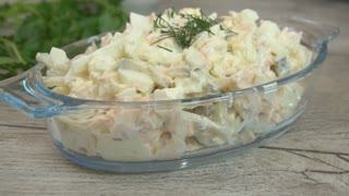 Какой же это вкусный Салат на каждый день и не только! Салат "Мозаика" (3 ингредиента)